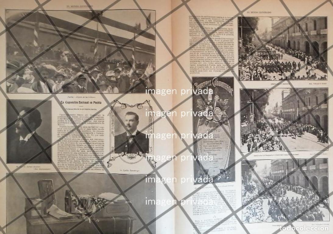 Sammeln von Plakaten: AFICHE ANTIGUO INICIAN OBRA EXPOSICION NAC. DE PUEBLA DESFILE