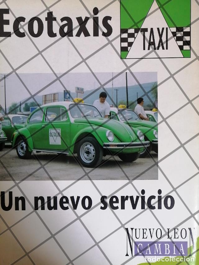Sammeln von Plakaten: AFICHE ANTIGUO LANZAN LOS ECOTAXIS EN MONTERREY 1990s