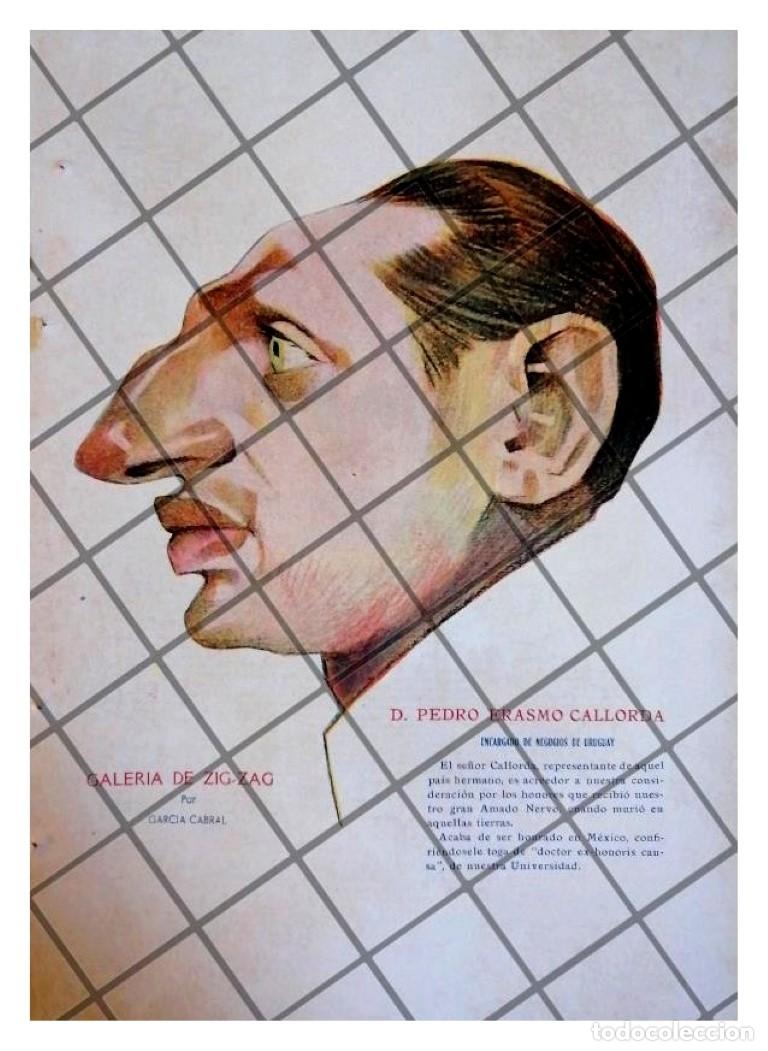 Sammeln von Plakaten: CARICATURA ANTIGUA PEDRO ERASMO CALLORDA 1920 CABRAL