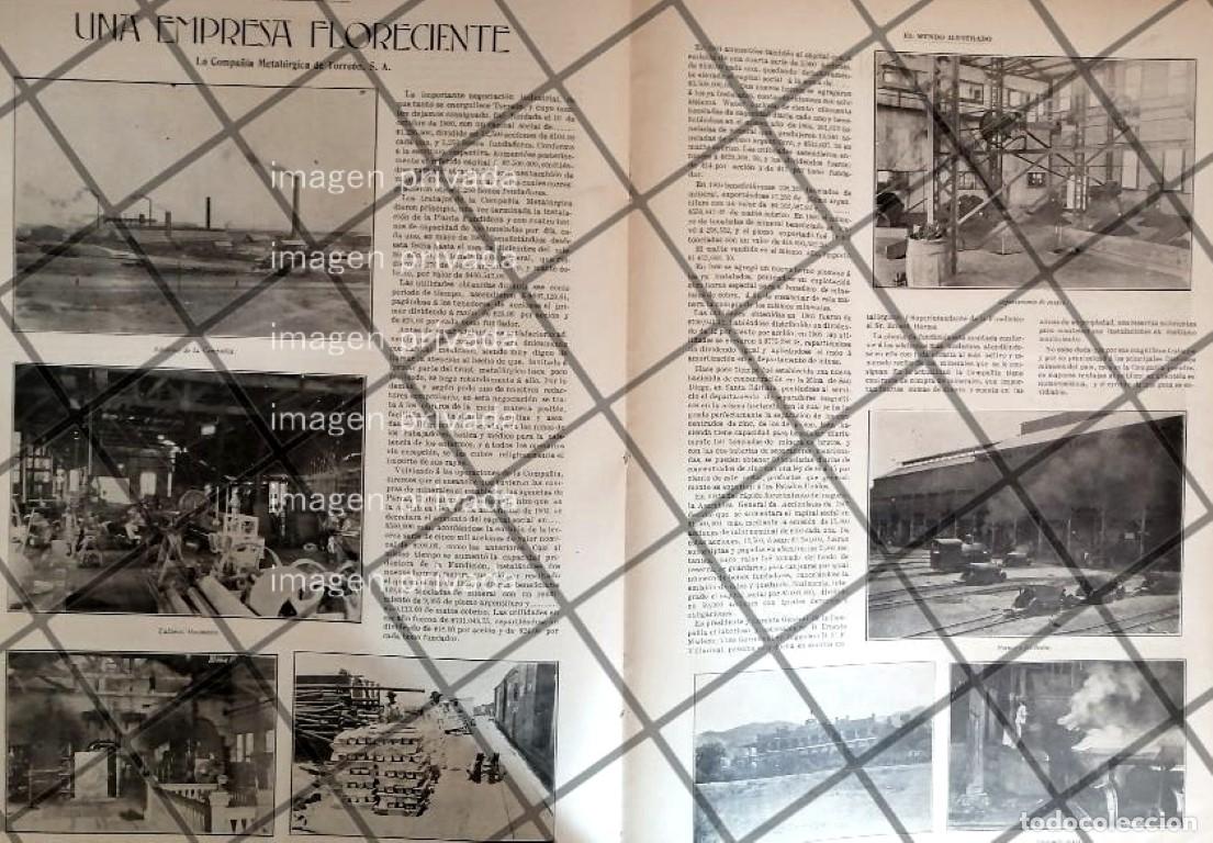 Sammeln von Plakaten: AFICHE ANTIGUO LA COMPA&Ntilde;IA METALURGICA DE TORREON 1907