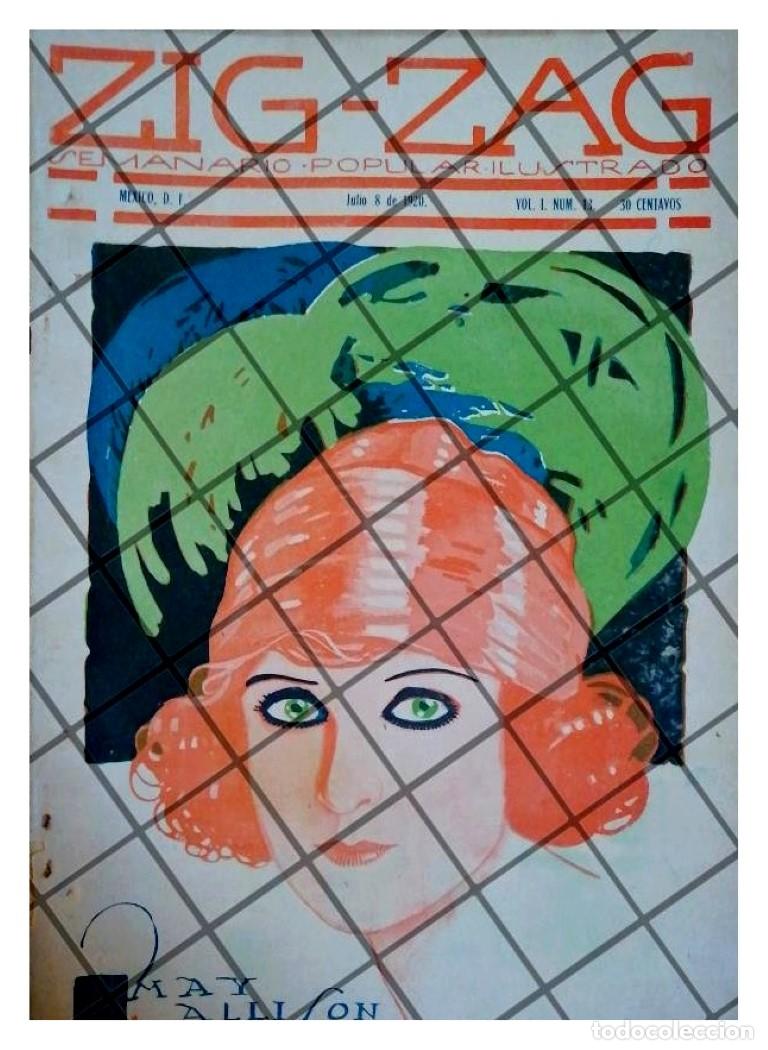 Sammeln von Plakaten: PORTADA ANTIGUA. ACTRIZ DE CINE MUDO MAY ALLISON 1920