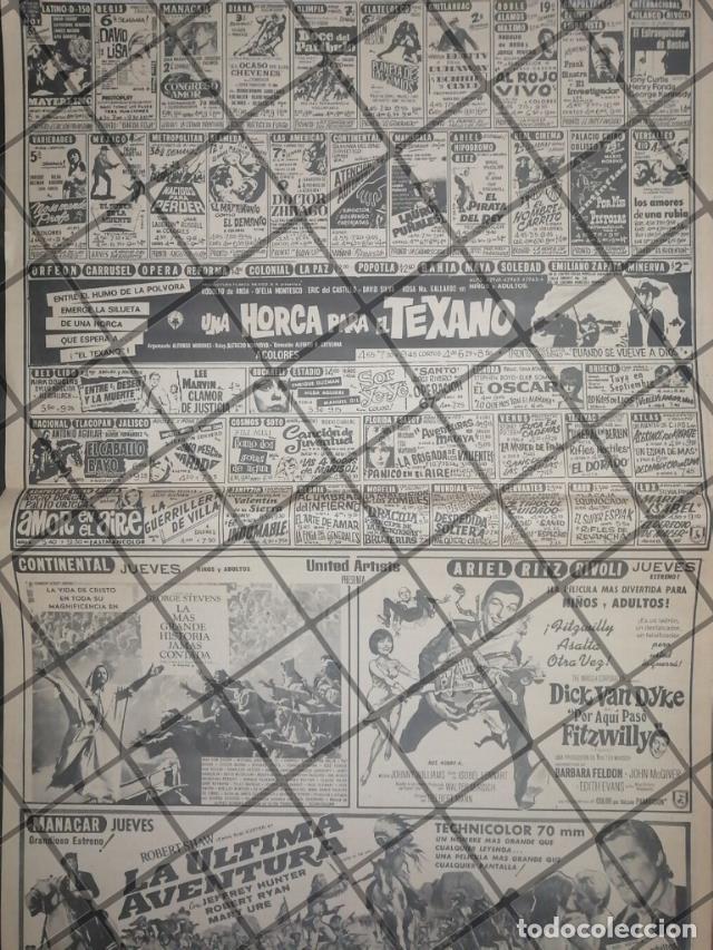 Sammeln von Plakaten: CARTELERA DE CINE RETRO 25 MAR 1969