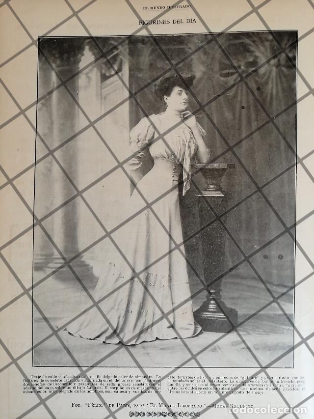 Sammeln von Plakaten: CARTEL PUBLICITARIO ANTIGUO VESTIDOS. MODAS ERNEST RAUDNITZ