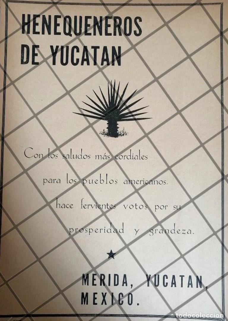 Sammeln von Plakaten: PUBLICIDAD ANTIGUA HENEQUEROS DE YUCATAN 1945