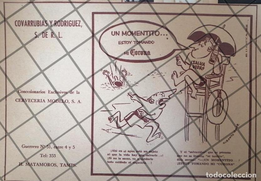 Sammeln von Plakaten: AFICHE RETRO CASA COVARRUBIAS Y RODRIGUEZ, MATAMOROS 54