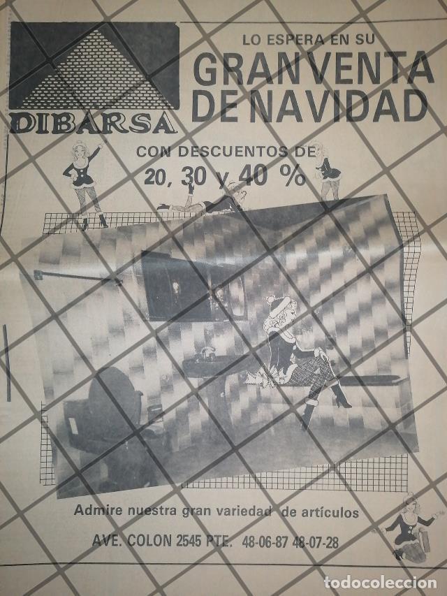 Collezionismo di affissi: CARTEL PUBLICITARIO RETRO MONTERREY TIENDAS DIBARSA. 1984