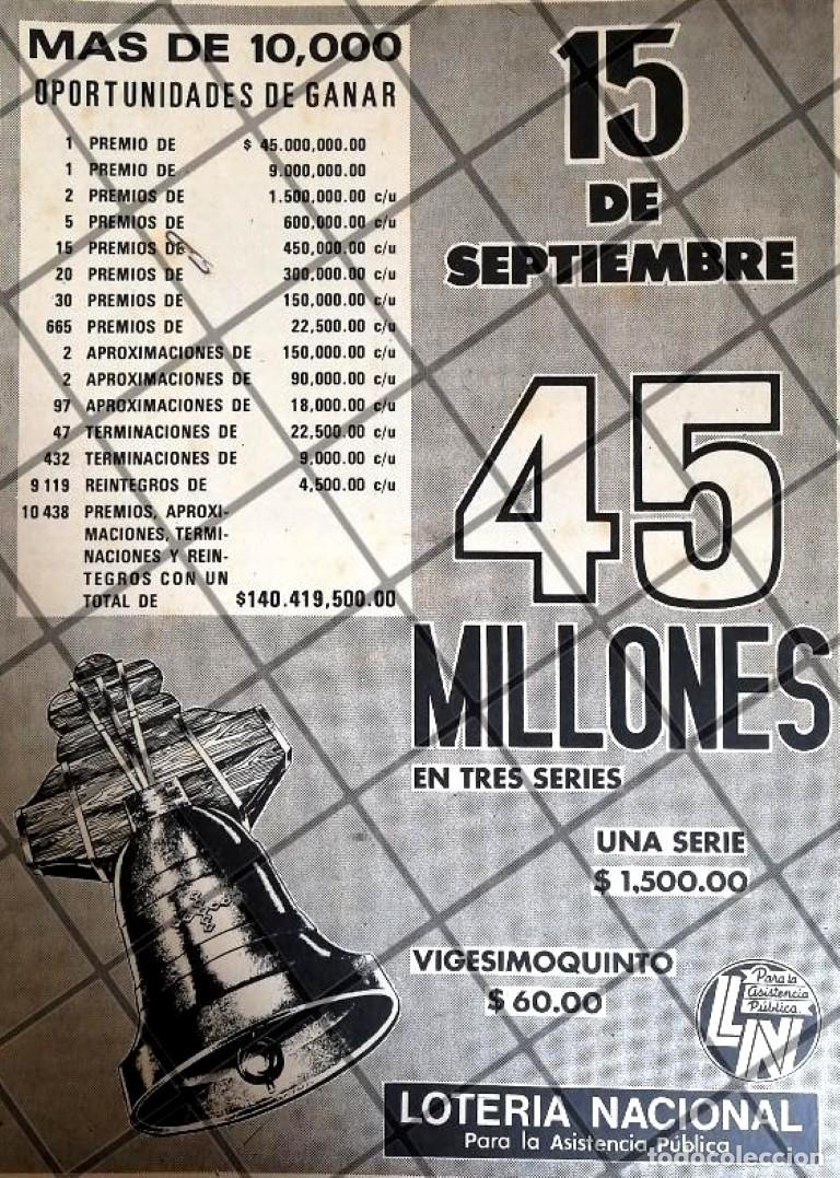 Collezionismo di affissi: PUBLICIDAD ANTIGUA LOTERIA NACIONAL 1973 /203