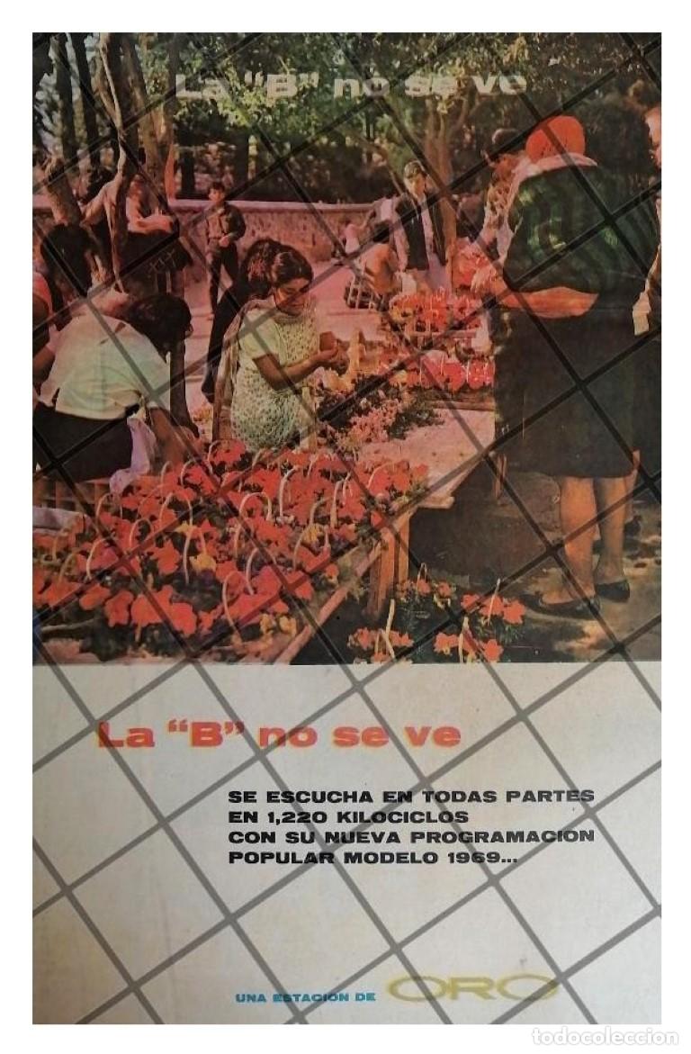 Collectionnisme d'affiches: AFICHE RETRO RADIO DIFUSORA XEDF. RADIO ORO 1969