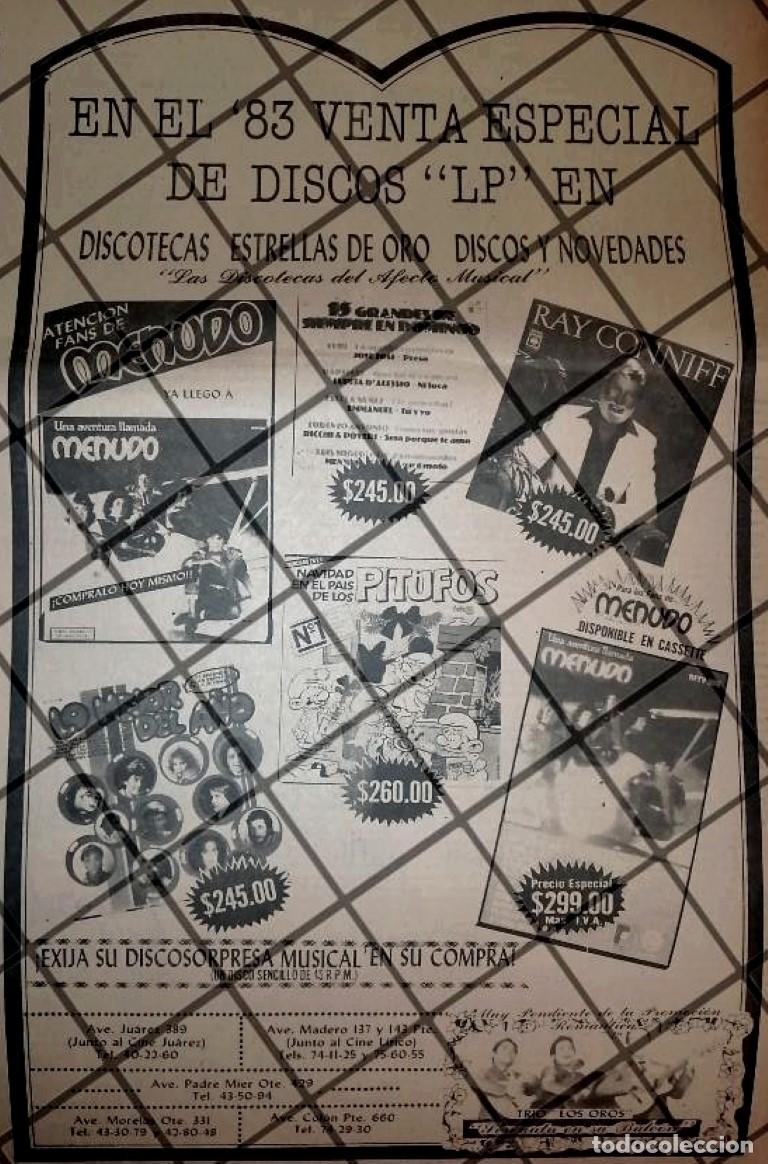 Collectionnisme d'affiches: CARTEL PUBLICITARIO RETRO DISCOTECAS ESTRELLAS DE ORO 1984 /4