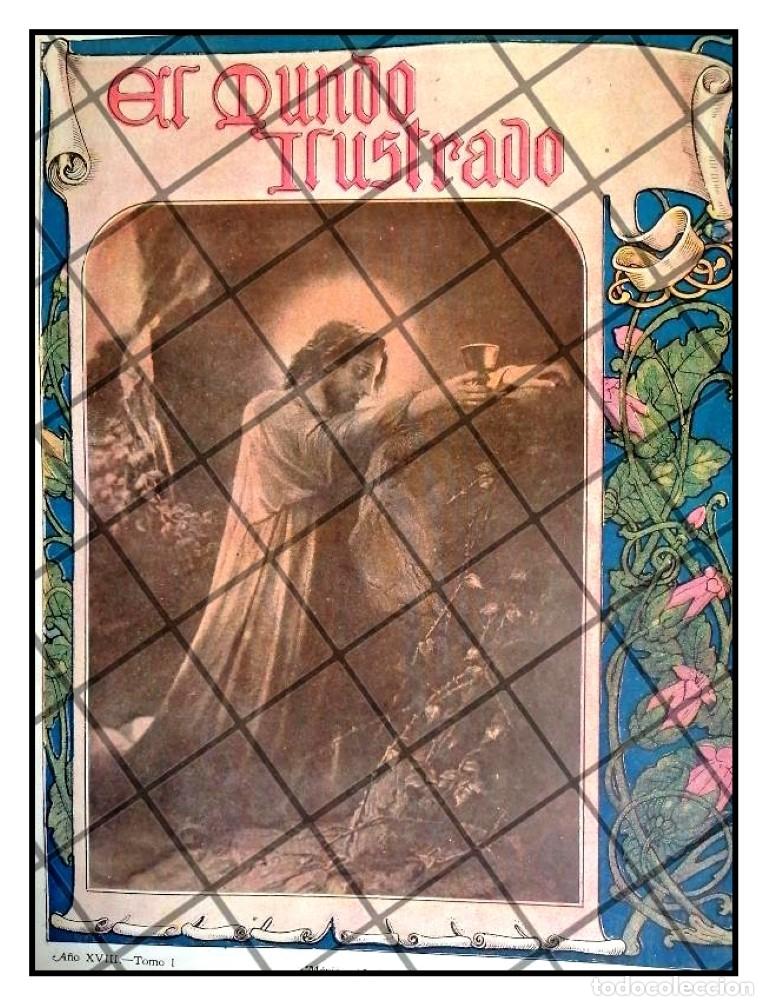 Collectionnisme d'affiches: PORTADA ANTIGUA ARTISTICA 1911 JESUCRISTO /ARTE SACRO