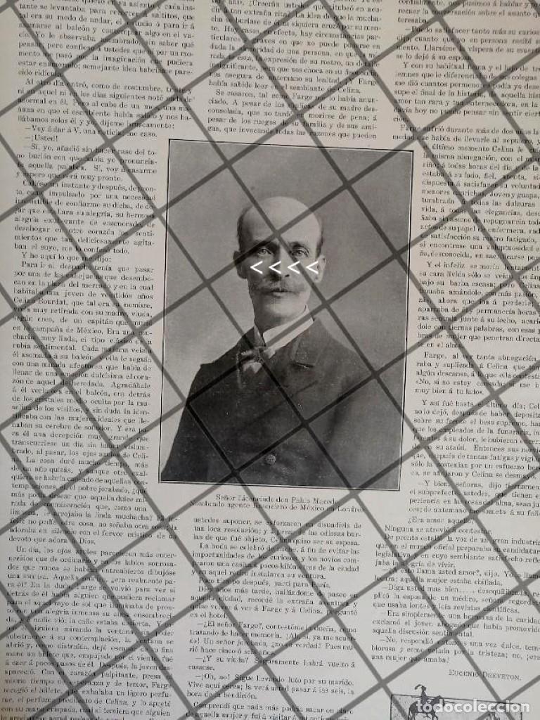 Collectionnisme d'affiches: AFICHE ANTIGUO PABLO MACEDO GZZ NOMBRADO BANQUERO 1911