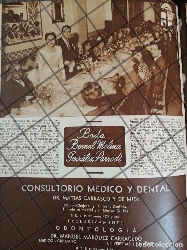Collectionnisme d'affiches: AFICHE ANTIGUO BODA DE ANGELES BERNAL MOLINA 1948