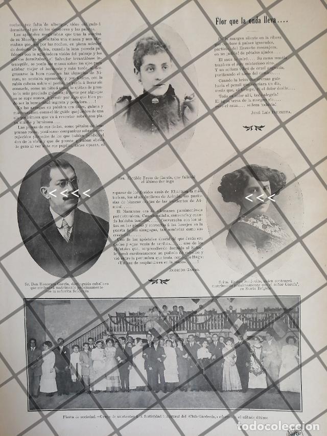 Collectionnisme d'affiches: AFICHE ANTIGUO BODA. GARCIA SOLDEVILLA Y MAS NOTAS 1911