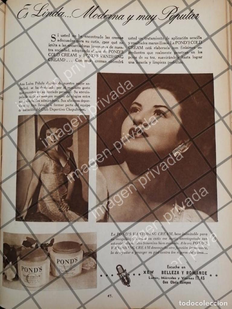 Collectionnisme d'affiches: CARTEL PUBLICITARIO RETRO Y ANA LUISA PELUFO 1948 /RARO