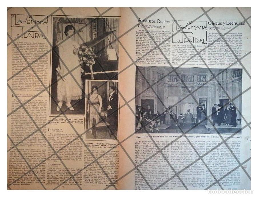 Collectionnisme d'affiches: AFICHE ANTIGUO LA CIA. DE TEATRO VIRGINIA FABREGAS 1920