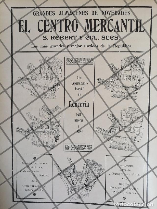 Collectionnisme d'affiches: CARTEL ANTIGUO TIENDA EL CENTRO MERCANTIL 1911 -39