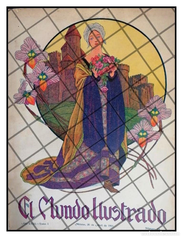 Collectionnisme d'affiches: PORTADA ANTIGUA ARTISTICA 1911 DE ANTONIO GEDOVIUS /DAMA