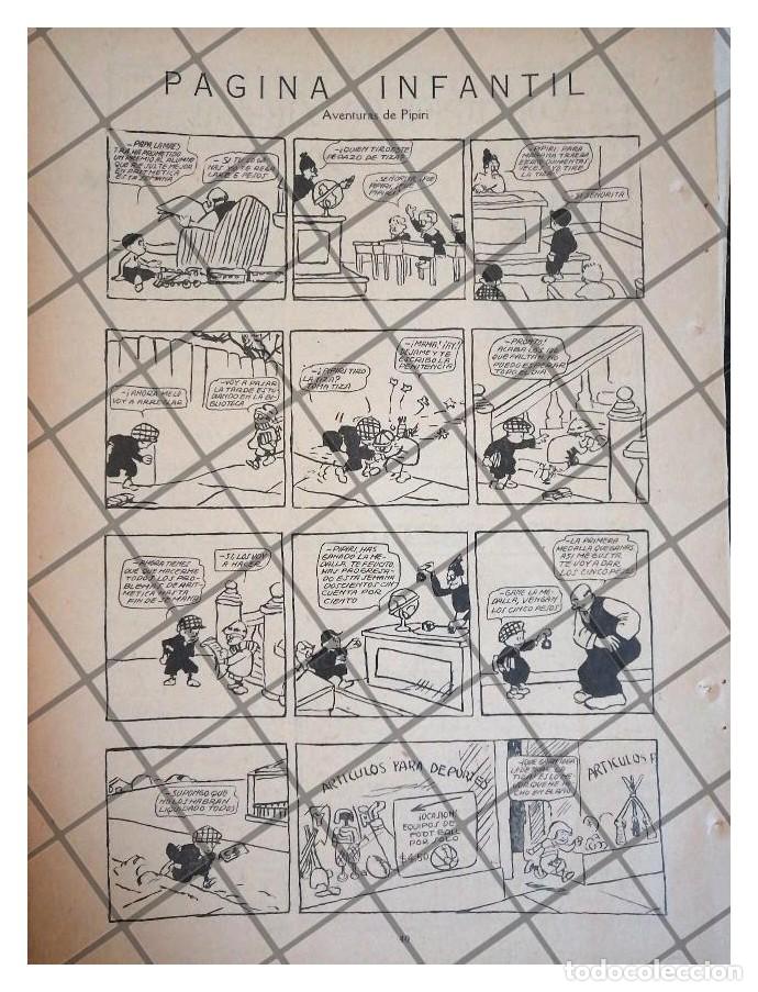 Collectionnisme d'affiches: RARA TIRA COMICA ANTIGUA. AVENTURAS DE PIPIRI 1920 /3