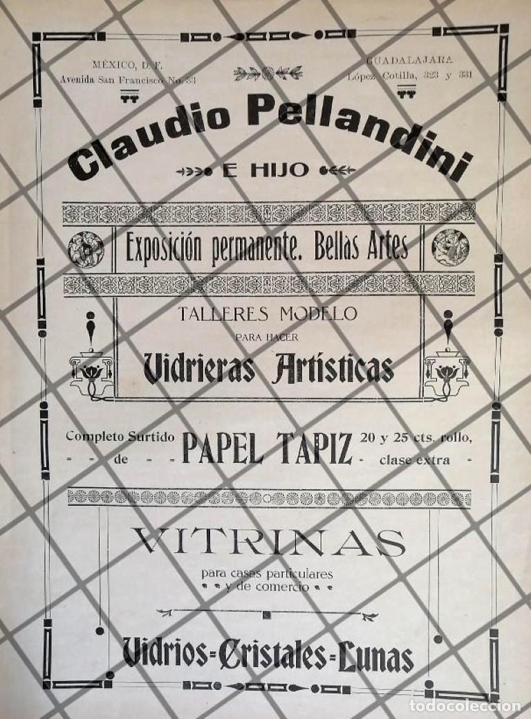 Collectionnisme d'affiches: PUBLICIDAD ANTIGUA TIENDA CASA CLAUDIO PELLANDINI 1911 40