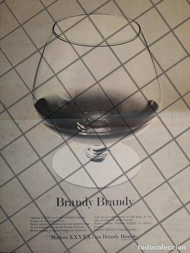 Collectionnisme d'affiches: CARTEL PUBLICITARIO RETRO BRANDY MADERO X.X.X.X.X.X 1969 POSTER