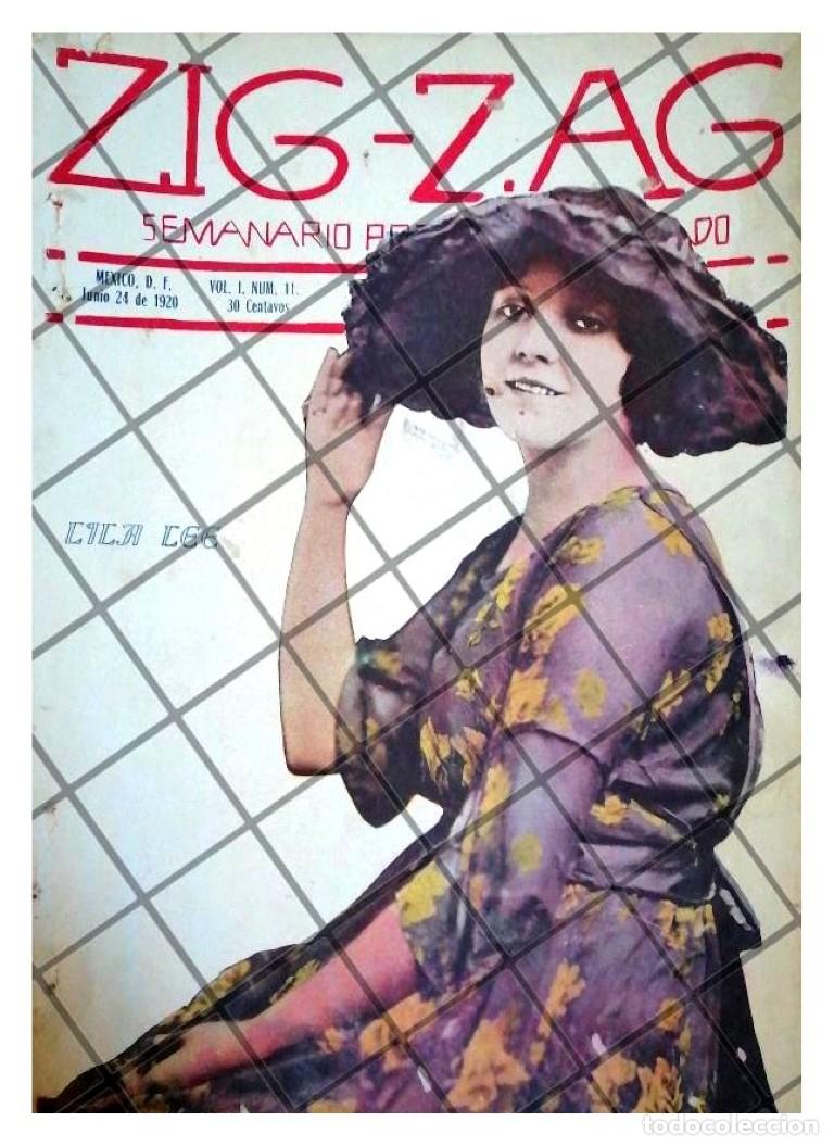 Collectionnisme d'affiches: PORTADA ANTIGUA. ACTRIZ DE CINE MUDO LILA LEE 1920