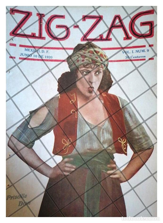 Colecionismo de cartazes: PORTADA ANTIGUA. ACTRIZ DE CINE MUDO PRICILLA DEAN 1920