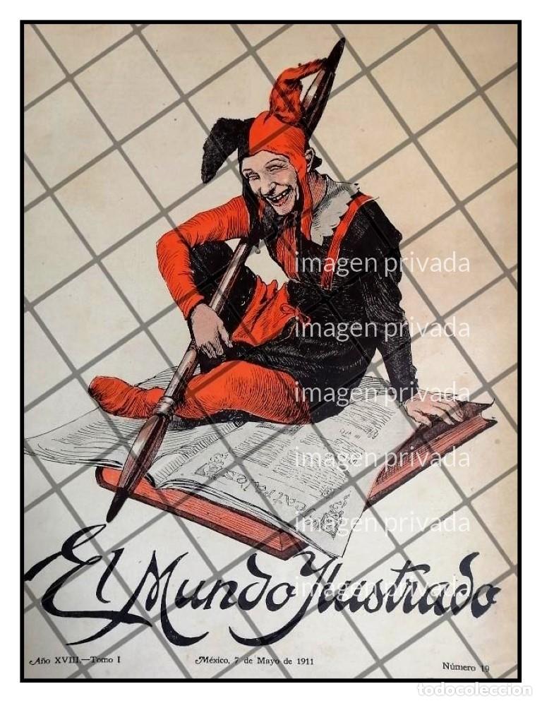 Coleccionismo de carteles: PORTADA ANTIGUA ARTISTICA 1911 EL ARLEQUIN