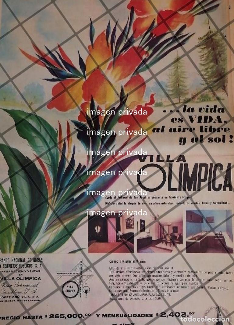 Coleccionismo de carteles: CARTEL PUBLICITARIO RETRO COLONIA VILLA OLIMPICA. IGNACIO SIERRA