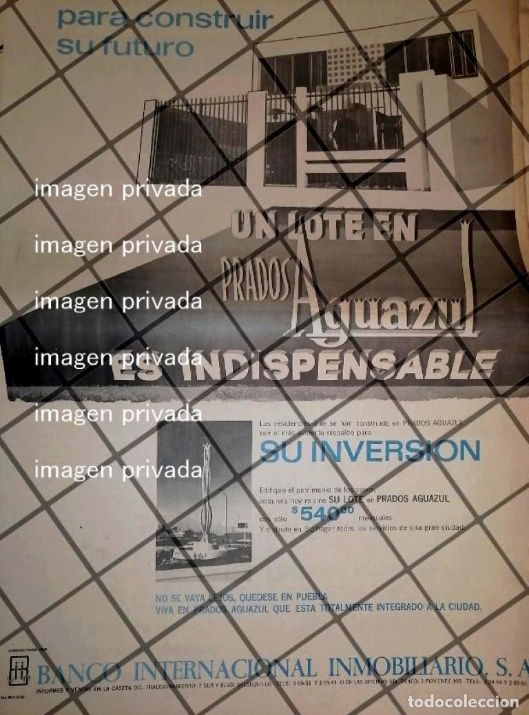 Coleccionismo de carteles: PUBLICIDAD RETRO COLONIA PRADOS AGUAZUL 19 T POSTER 2