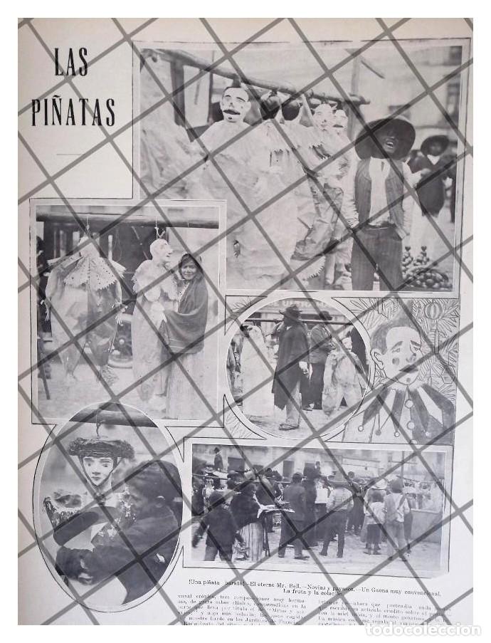 Coleccionismo de carteles: AFICHE ANTIGUO 1911 LAS PI&Ntilde;ATAS EN MEXICO