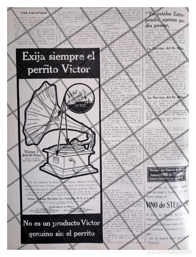 Sammeln von Plakaten: CARTEL PUBLICITARIO RETRO 1911 FONOGRAFO VICTROLA VICTOR 1