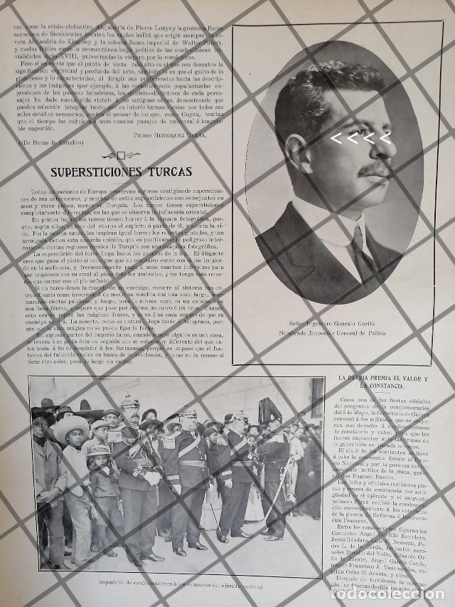 Sammeln von Plakaten: AFICHE ANTIGUO GONZALO GARITA Y FRONTERA Y MAS NOTAS 1911