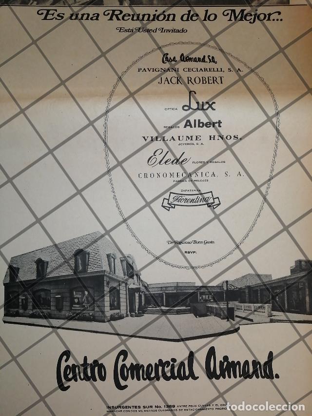Sammeln von Plakaten: PUBLICIDAD RETRO CENTRO COMERCIAL ARMAND D.F. 1969