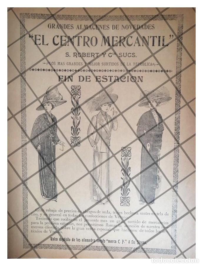 Sammeln von Plakaten: PUBLICIDAD ANTIGUA TIENDA EL CENTRO MERCANTIL 1911 50