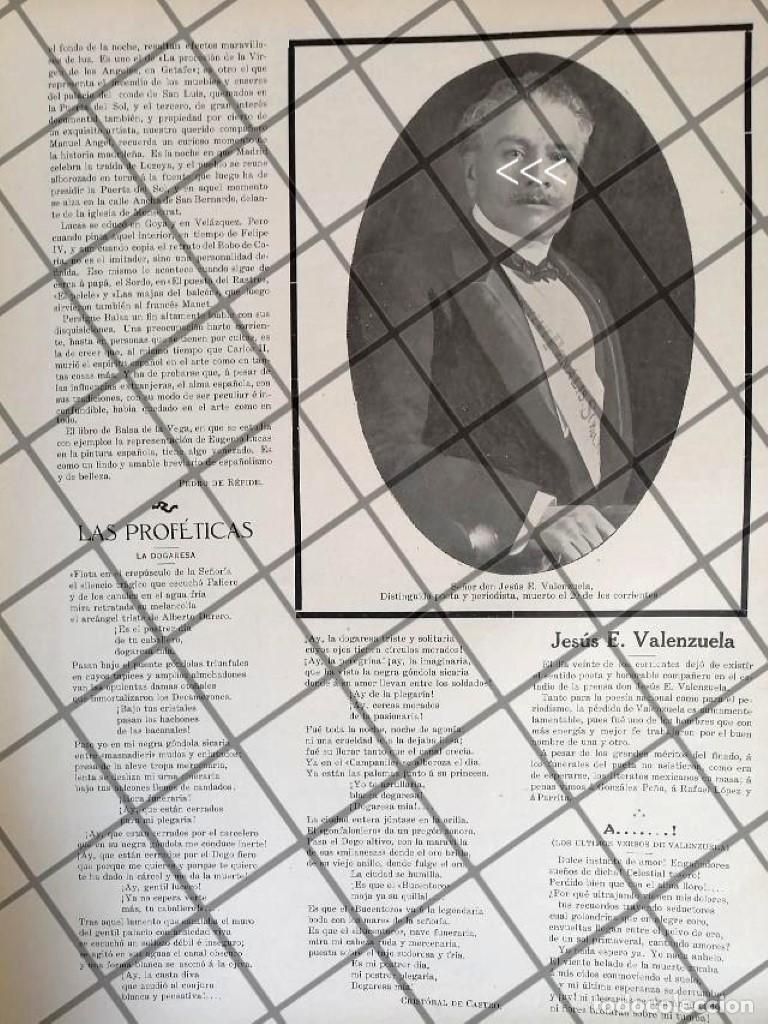 Sammeln von Plakaten: AFICHE ANTIGUO MUERE JESUS EMILIO VALENZUELA 1911