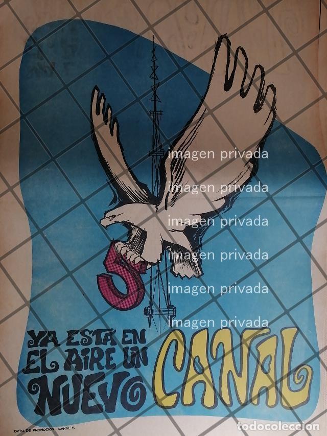 Sammeln von Plakaten: PUBLICIDAD RETRO NUEVO CANAL 5 DE TELEVISA 1967