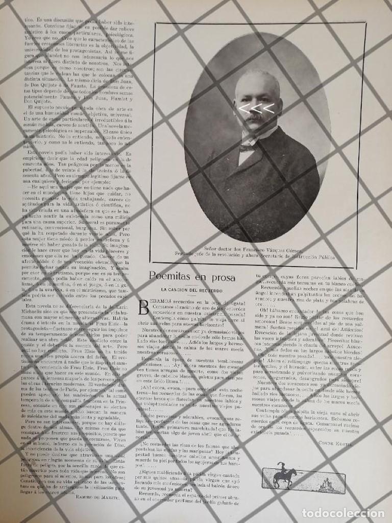 Sammeln von Plakaten: AFICHE ANTIGUO DR. FRANCISCO VAZQUEZ GOMEZ Y MAS 1911