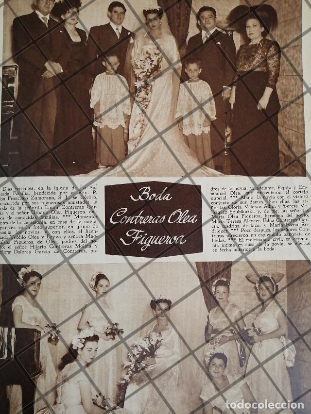 Sammeln von Plakaten: AFICHE ANTIGUO BODA. OLEA CONTRERAS 1948