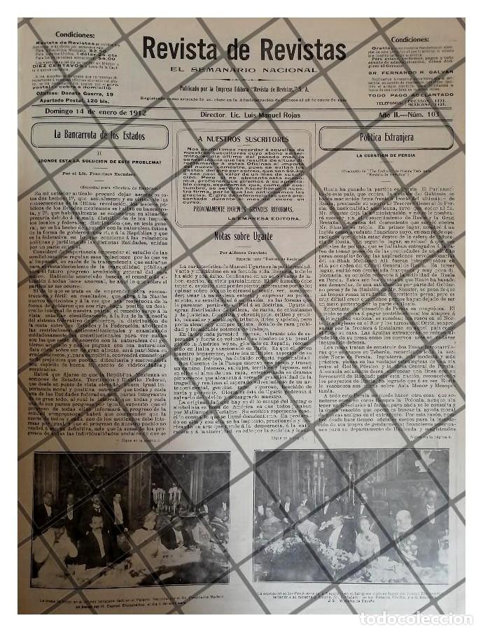 Sammeln von Plakaten: AFICHE ANTIGUO FRANCISCO I MADERO Y OTROS 1912