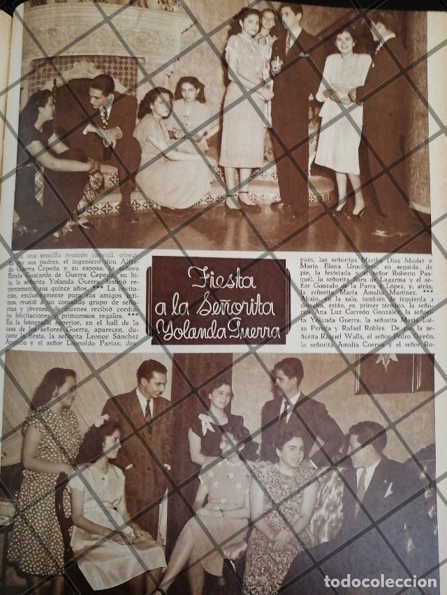 Sammeln von Plakaten: AFICHE ANTIGUO FIESTA A YOLANDA GUERRA GUAJARDO 1948