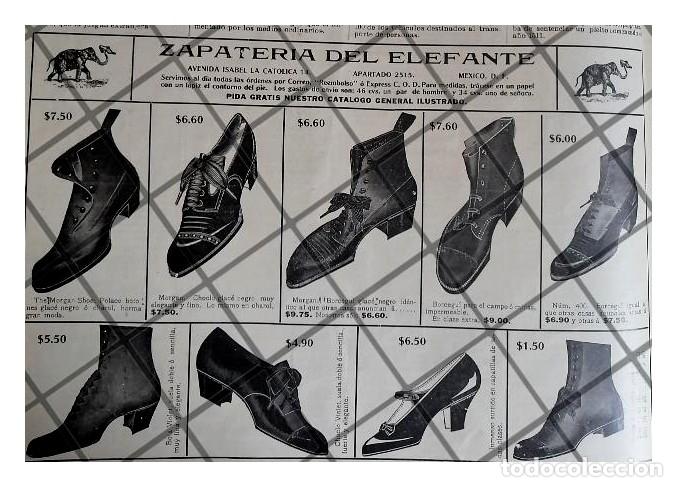 Sammeln von Plakaten: CARTEL PUBLICITARIO ANTIGUO. ZAPATERIA EL ELEFANTE 1912
