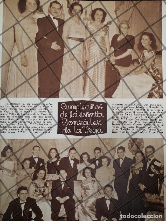 Collectionnisme d'affiches: AFICHE ANTIGUO FAMILIA GONZALES VALLES 1948