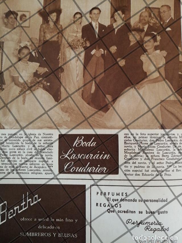 Collectionnisme d'affiches: AFICHE ANTIGUO BODA COUDURIER LASCURAIN 1948
