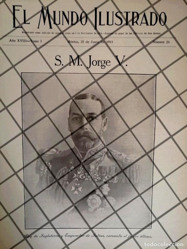 Sammeln von Plakaten: PORTADA ANTIGUA 1911. CORONACION DEL REY JORGE V. 1911