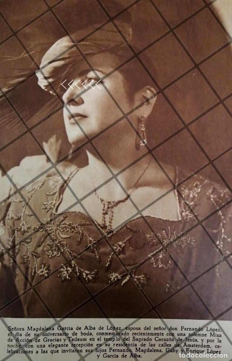 Collectionnisme d'affiches: AFICHE ANTIGUO MAGDALENA GARCIA DE ALBA DE LOPEZ 1948