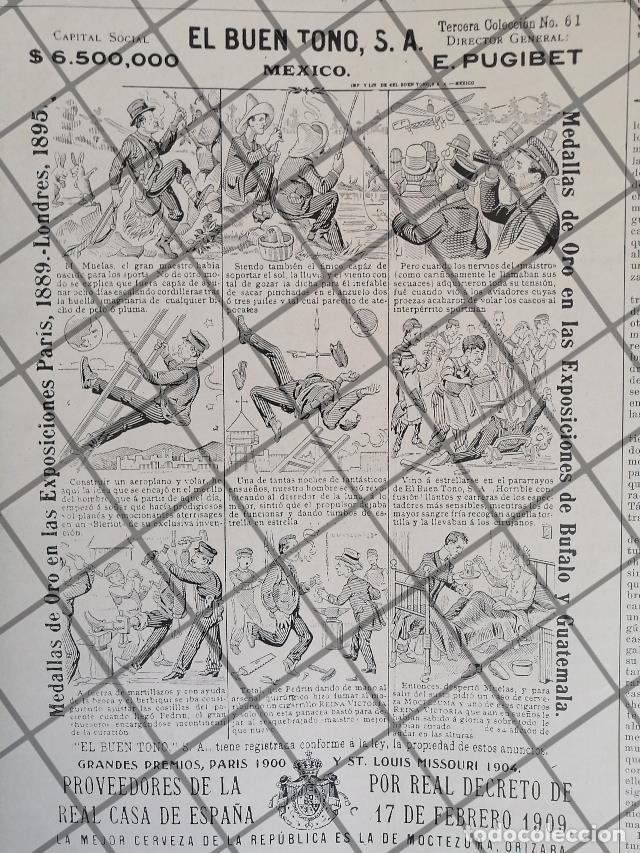 Collectionnisme d'affiches: TIRA COMICA ANTIGUA CIGARRERA EL BUEN TONO 1911 /39