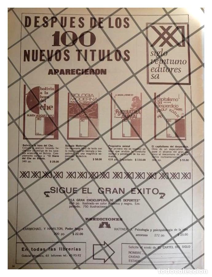 Collectionnisme d'affiches: AFICHE PUBLICITARIO RETRO. EDITORIAL SIGLO XXI 1960s /2