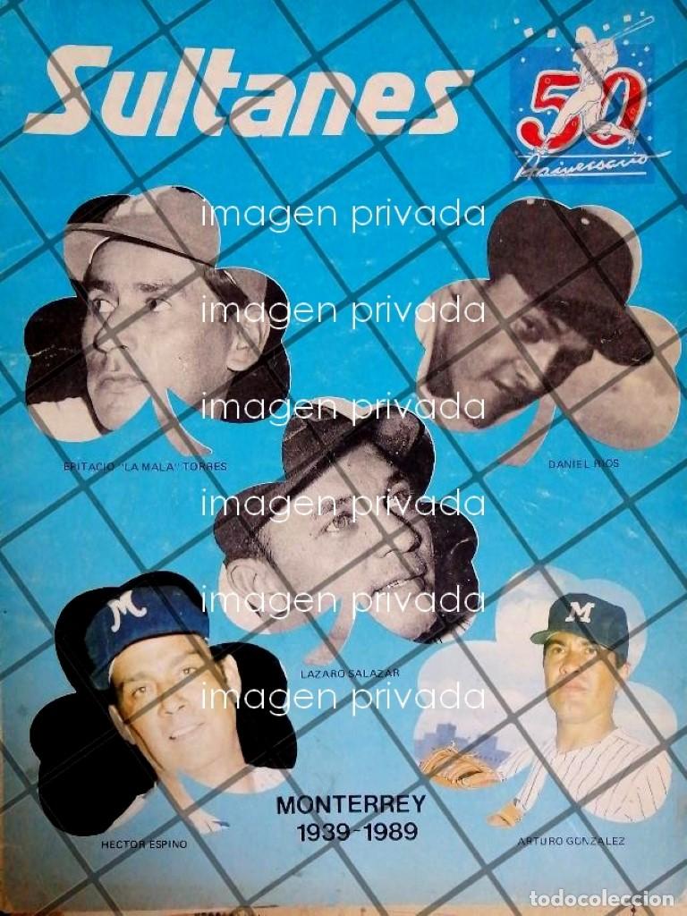 Collectionnisme d'affiches: PORTADA ANTIGUA 50 ANIVERSARIO DE SULTANES DE MONTERREY