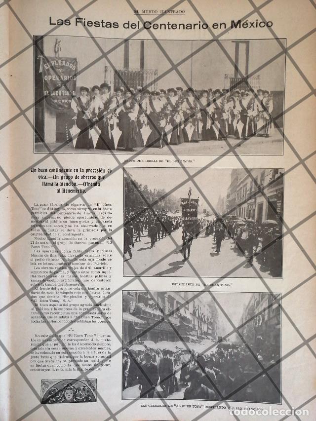 Collectionnisme d'affiches: AFICHE ANTIGUO DESFILE DE LA CIGARRERA EL BUEN TONO 1906