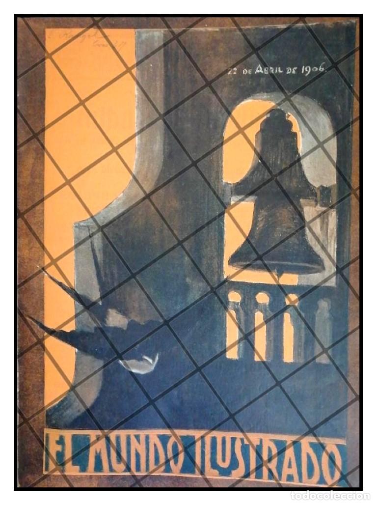 Sammeln von Plakaten: PORTADA ANTIGUA ARTISTICA 1906 CAMPANARIO